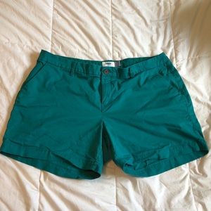 Old Navy 5” turquoise shorts